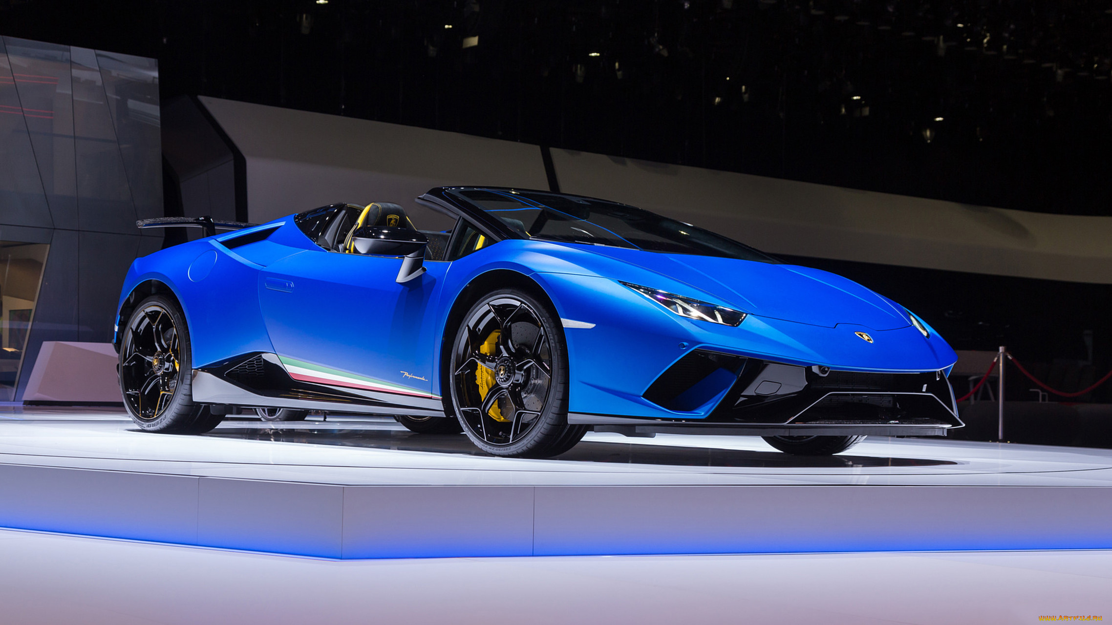 lamborghini huracan spyder performante 2019, ,    , lamborghini, huracan, spyder, performante, 2019, blue